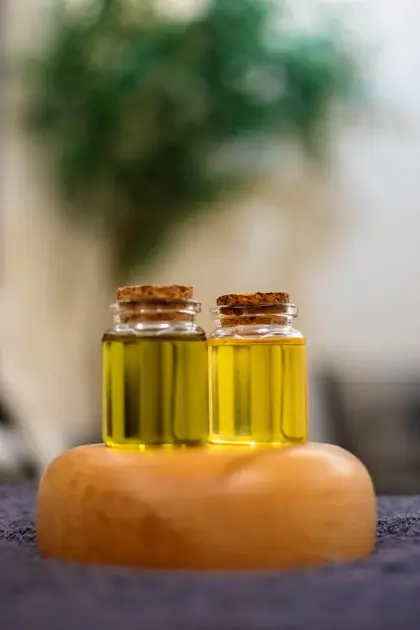 Organic massage oils made with Kefalonian olive oil